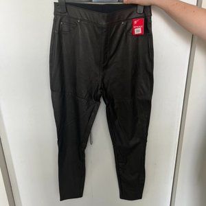 Spanx Faux Leather Pants Black, NWT